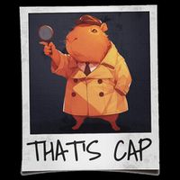 ThatS Cap – Funny Detective Capybara Pointing Meme T-Shirt
