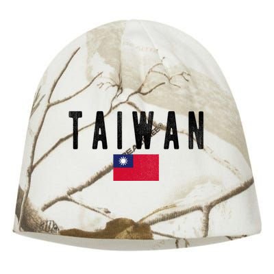 Taiwan Country Flag Souvenir Taiwan Gift Kati - Camo Knit Beanie