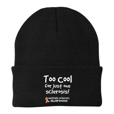 Too Cool For Just One Sclerosis Multiple Sclerosis Awareness Beanie
