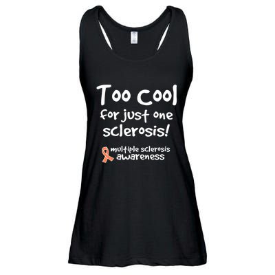 Too Cool For Just One Sclerosis Multiple Sclerosis Awareness Ladies Essential Flowy Tank