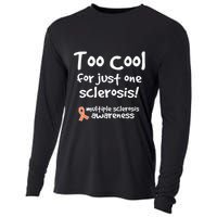 Too Cool For Just One Sclerosis Multiple Sclerosis Awareness Cooling Performance Long Sleeve Crew
