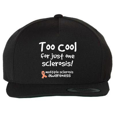 Too Cool For Just One Sclerosis Multiple Sclerosis Awareness Wool Snapback Cap