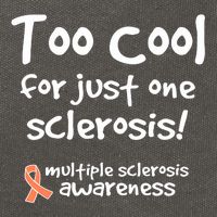 Too Cool For Just One Sclerosis Multiple Sclerosis Awareness Cotton Canvas Backpack