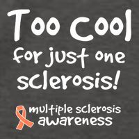Too Cool For Just One Sclerosis Multiple Sclerosis Awareness Vector Backpack