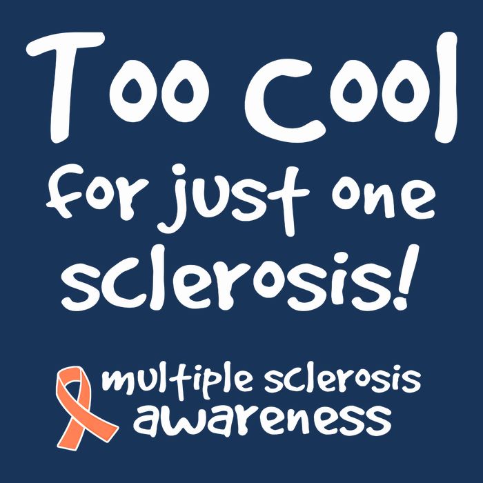 Too Cool For Just One Sclerosis Multiple Sclerosis Awareness Infant Baby Jersey Bodysuit