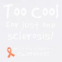 Too Cool For Just One Sclerosis Multiple Sclerosis Awareness Garment-Dyed Sweatshirt