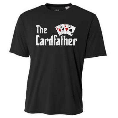 The Card Father Poker Game Cards Playing Dad FatherS Dad Cooling Performance Crew T-Shirt