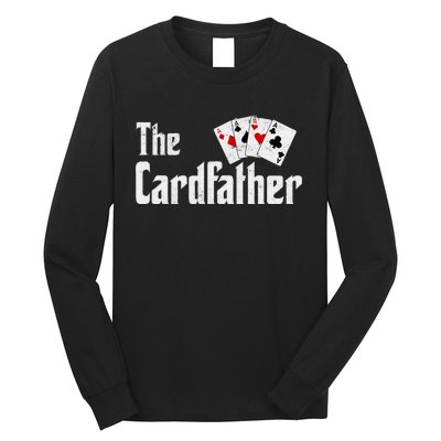 The Card Father Poker Game Cards Playing Dad FatherS Dad Long Sleeve Shirt