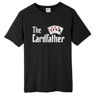 The Card Father Poker Game Cards Playing Dad FatherS Dad Tall Fusion ChromaSoft Performance T-Shirt