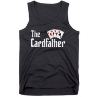 The Card Father Poker Game Cards Playing Dad FatherS Dad Tank Top