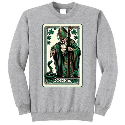 Tarot Card Funny St Patricks Day GoN Git St Patrick Tall Sweatshirt