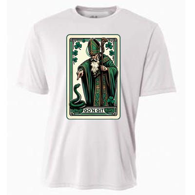 Tarot Card Funny St Patricks Day GoN Git St Patrick Cooling Performance Crew T-Shirt