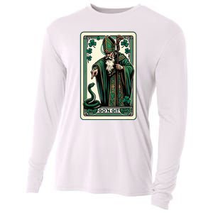 Tarot Card Funny St Patricks Day GoN Git St Patrick Cooling Performance Long Sleeve Crew