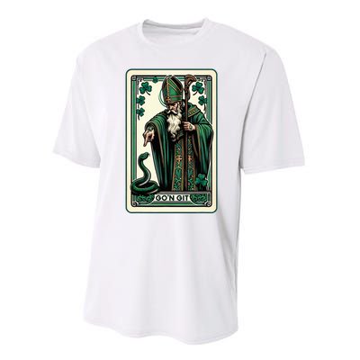 Tarot Card Funny St Patricks Day GoN Git St Patrick Performance Sprint T-Shirt