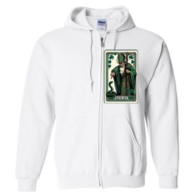 Tarot Card Funny St Patricks Day GoN Git St Patrick Full Zip Hoodie