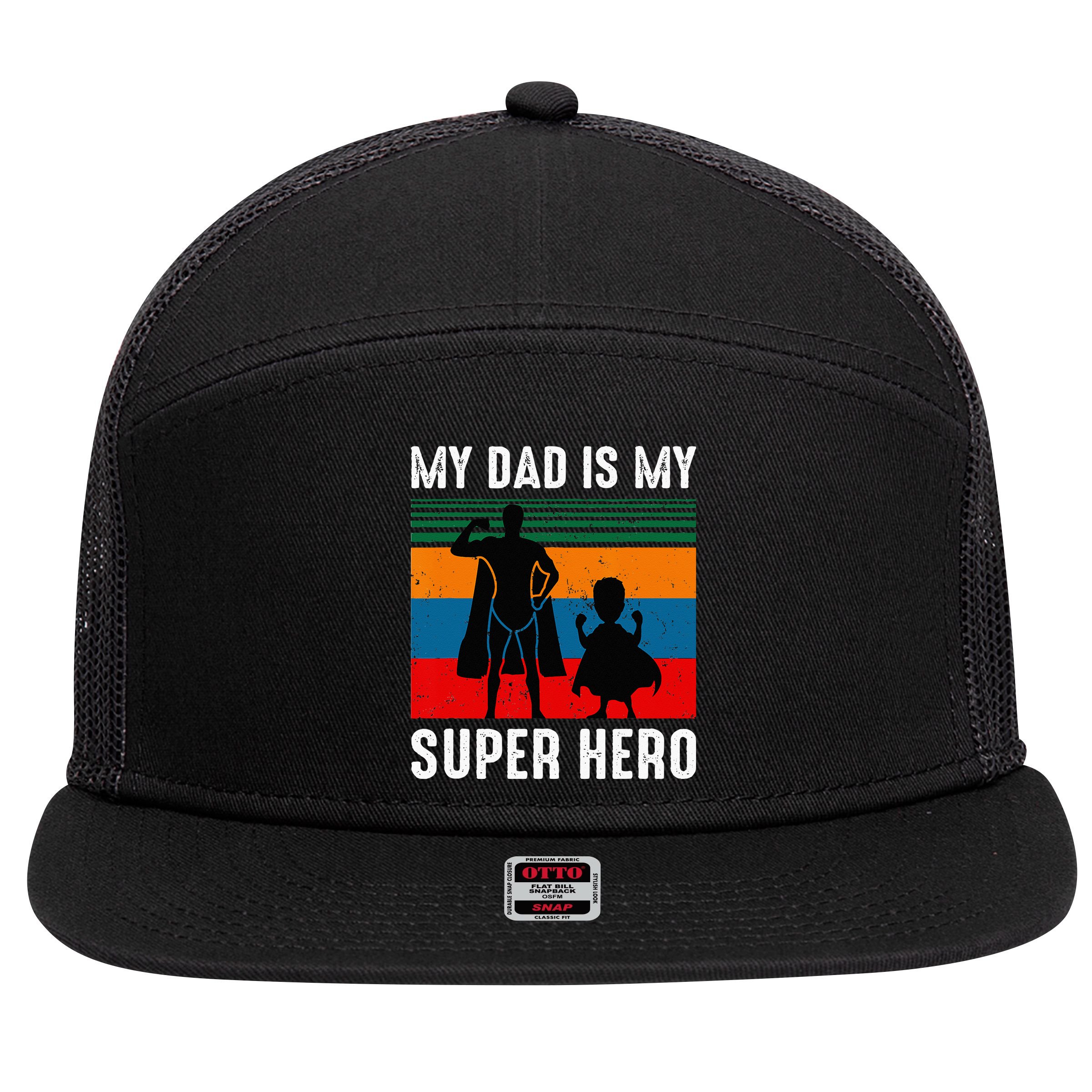 The Company Funny Dad Joke 7 Panel Mesh Trucker Snapback Hat