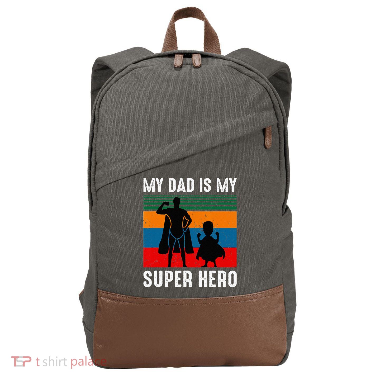 The Company Funny Dad Joke Cotton Canvas Backpack
