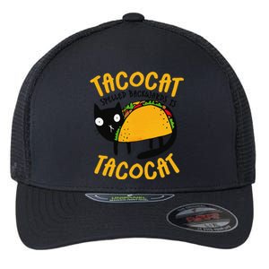 Taco Cat Funny I Love Tacos Flexfit Unipanel Trucker Cap