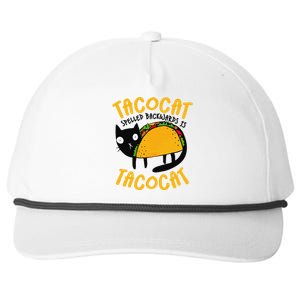 Taco Cat Funny I Love Tacos Snapback Five-Panel Rope Hat