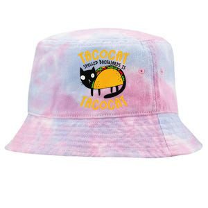 Taco Cat Funny I Love Tacos Tie-Dyed Bucket Hat