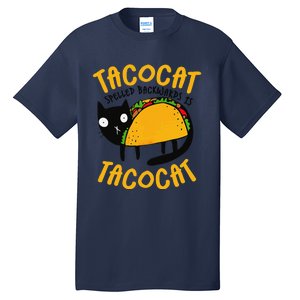 Taco Cat Funny I Love Tacos Tall T-Shirt