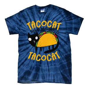 Taco Cat Funny I Love Tacos Tie-Dye T-Shirt