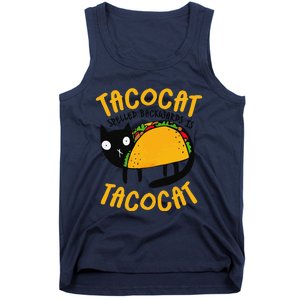 Taco Cat Funny I Love Tacos Tank Top