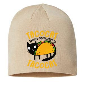 Taco Cat Funny I Love Tacos Sustainable Beanie