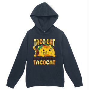 Taco Cat Funny Tacocat Cinco DeMayo Mexican Food Urban Pullover Hoodie