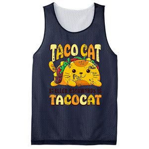 Taco Cat Funny Tacocat Cinco DeMayo Mexican Food Mesh Reversible Basketball Jersey Tank