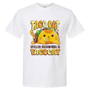 Taco Cat Funny Tacocat Cinco DeMayo Mexican Food Garment-Dyed Heavyweight T-Shirt