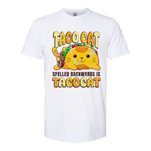 Taco Cat Funny Tacocat Cinco DeMayo Mexican Food Softstyle CVC T-Shirt