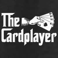 The Cardplayer Funny Poker Card Player Casino Gambler 7 Panel Mesh Trucker Snapback Hat