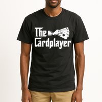 The Cardplayer Funny Poker Card Player Casino Gambler Tall T-Shirt