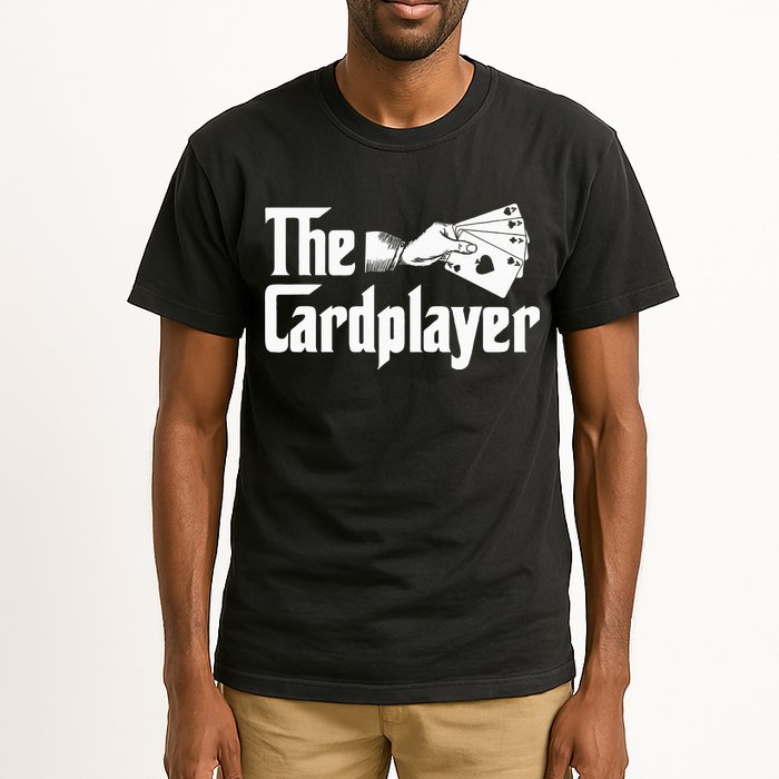 The Cardplayer Funny Poker Card Player Casino Gambler Tall T-Shirt