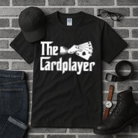 The Cardplayer Funny Poker Card Player Casino Gambler Tall T-Shirt