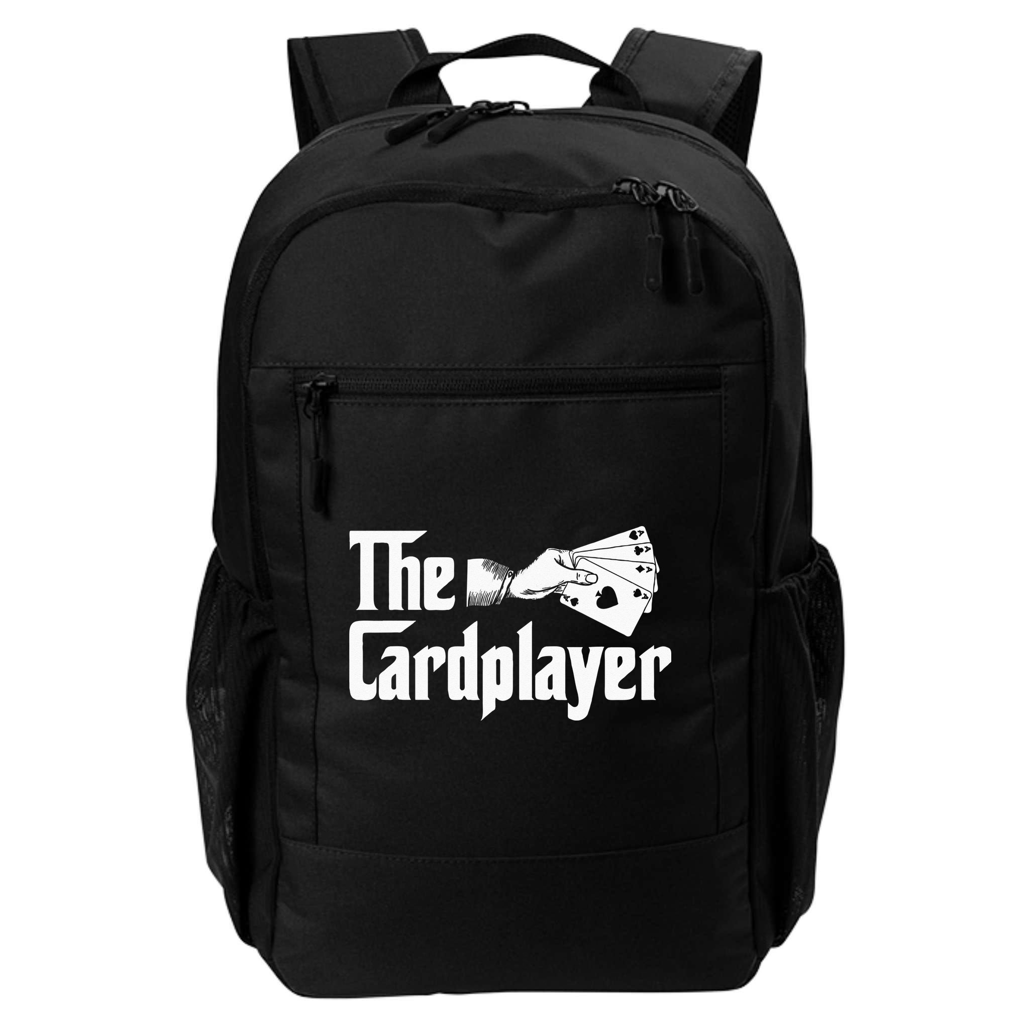 The Cardplayer Funny Poker Card Player Casino Gambler Backpack