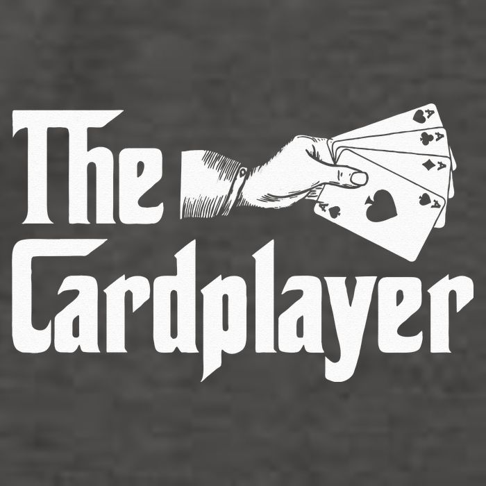 The Cardplayer Funny Poker Card Player Casino Gambler Vector Backpack