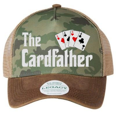 The Card Father Poker Game Cards Playing Dad FatherS Dad Legacy Tie Dye Trucker Hat