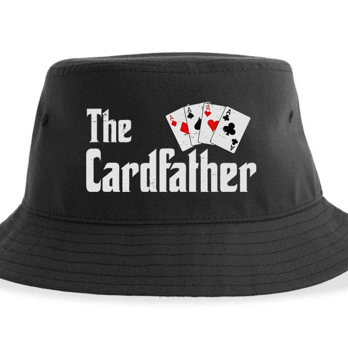 The Card Father Poker Game Cards Playing Dad FatherS Dad Sustainable Bucket Hat