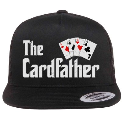 The Card Father Poker Game Cards Playing Dad FatherS Dad Flat Bill Trucker Hat