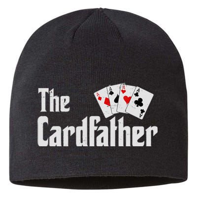 The Card Father Poker Game Cards Playing Dad FatherS Dad Sustainable Beanie