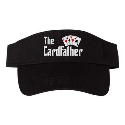 The Card Father Poker Game Cards Playing Dad FatherS Dad Valucap Bio-Washed Visor