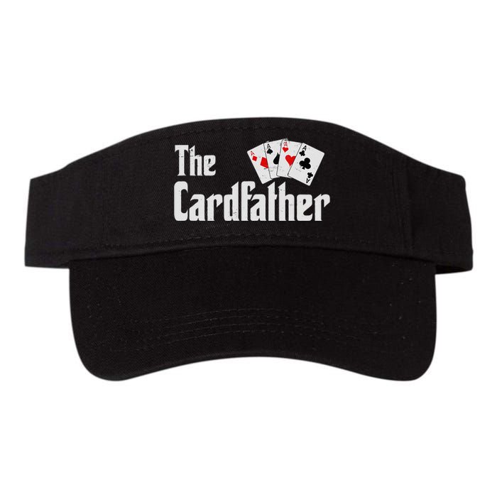 The Card Father Poker Game Cards Playing Dad FatherS Dad Valucap Bio-Washed Visor