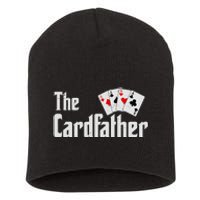 The Card Father Poker Game Cards Playing Dad FatherS Dad Short Acrylic Beanie