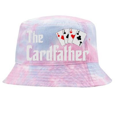 The Card Father Poker Game Cards Playing Dad FatherS Dad Tie-Dyed Bucket Hat