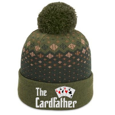 The Card Father Poker Game Cards Playing Dad FatherS Dad The Baniff Cuffed Pom Beanie