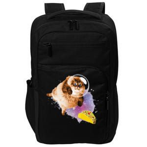 Taco Cat Funny Taco Cat In Space Taco Cat Impact Tech Backpack