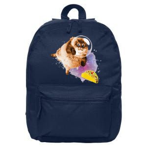 Taco Cat Funny Taco Cat In Space Taco Cat 16 in Basic Backpack