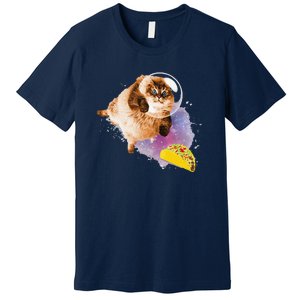 Taco Cat Funny Taco Cat In Space Taco Cat Premium T-Shirt